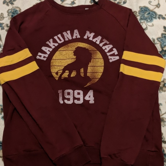 Disney Tops - Disney's Lion King Rugby Sweater